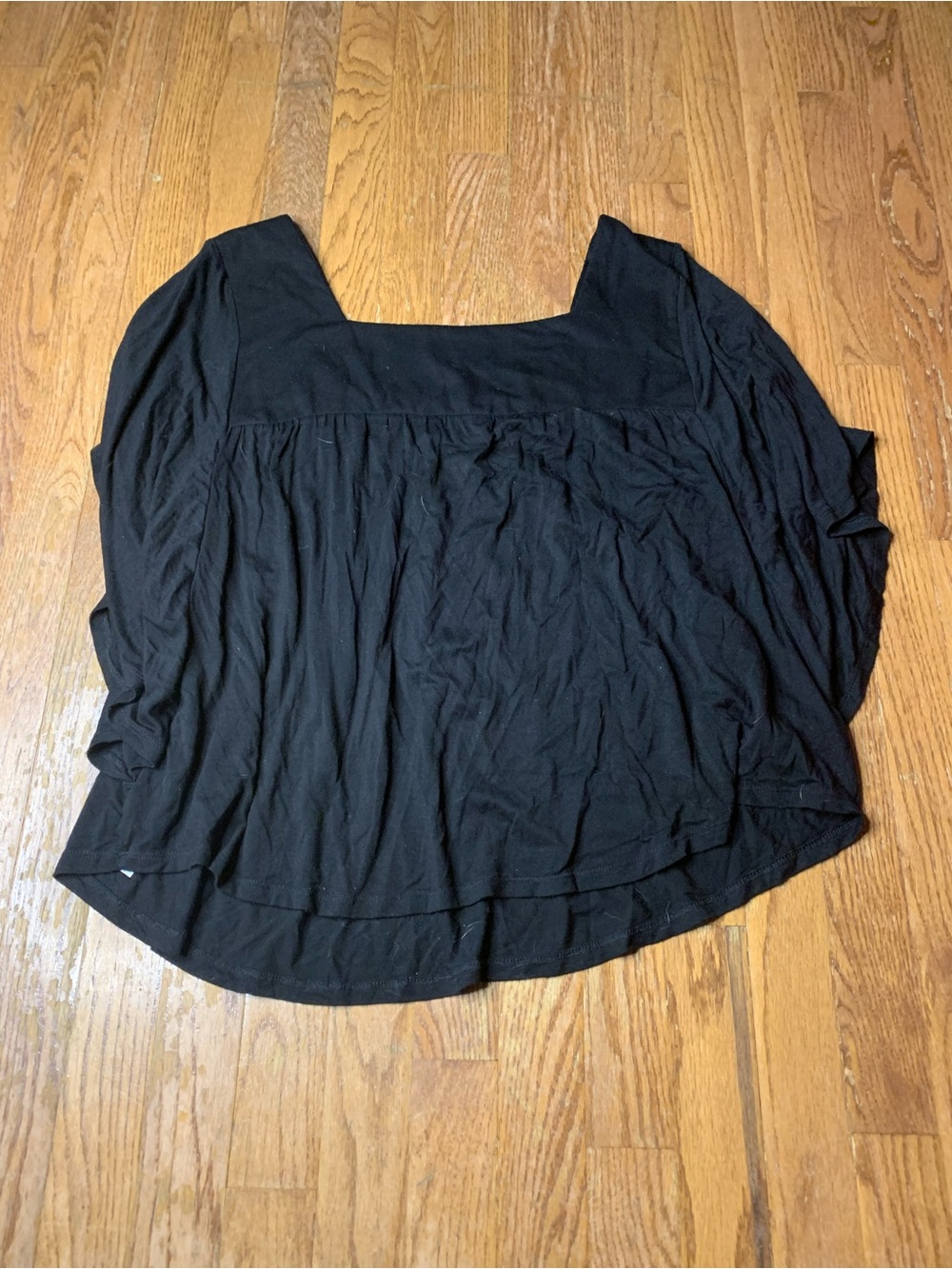 Universal Thread Black Square Neck Flowy Top Size Large - Picture 2 of 7